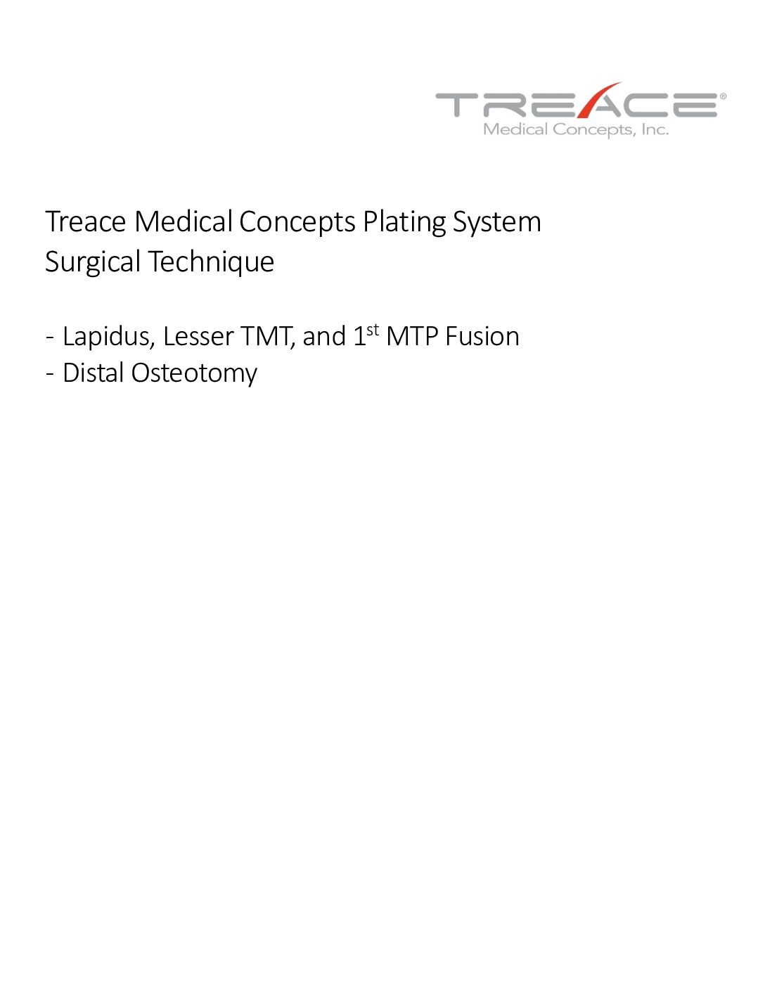 Surgical Technique Guide